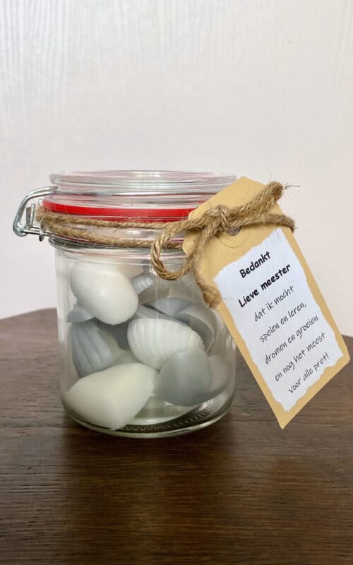 Potje zeepjes, Bedankt lieve meester 1